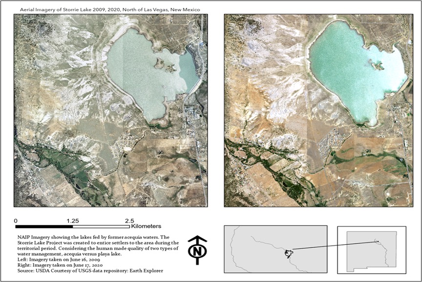 Storrie Lake Comparison using NAIP Images